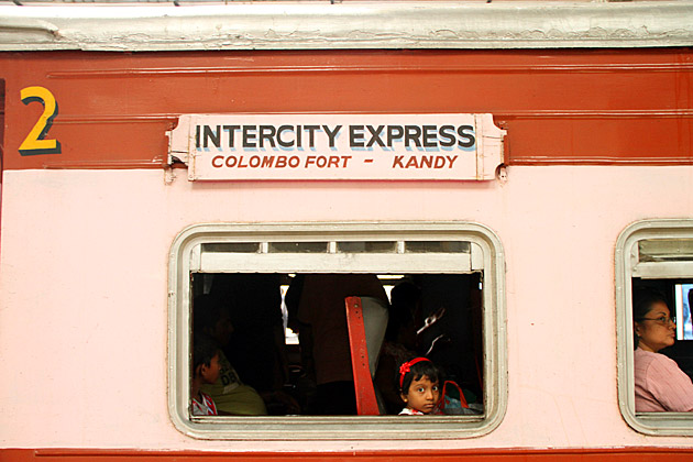 The Train from Colombo to Kandy Sri Lanka For 91 Days